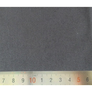 Sergé de coton Polyester noir tissu tissé